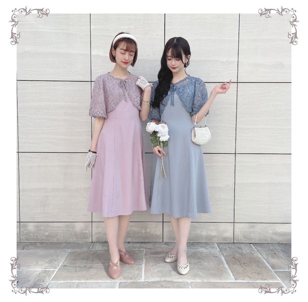 fint アンゴラワンピース クラシカルなレディースワンピース/ドレスファッション通販 - F
