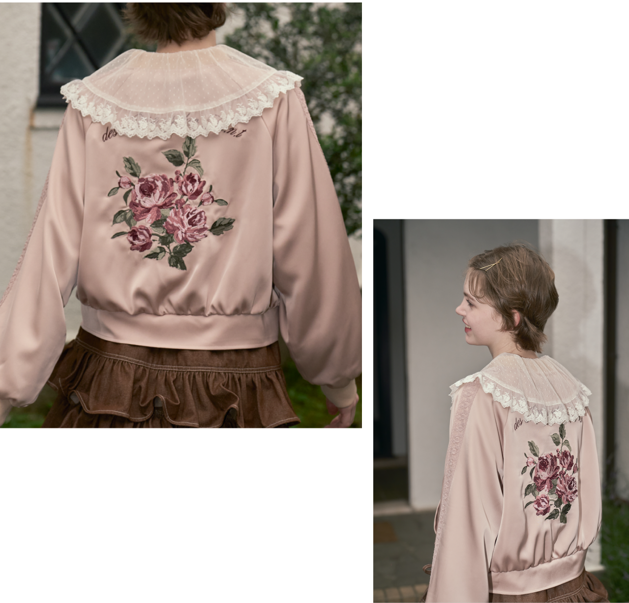 【gypsohila 】Embroidery Blouson 刺繍ブルゾン GPS-617 Embroidery Blouson | gypsohila