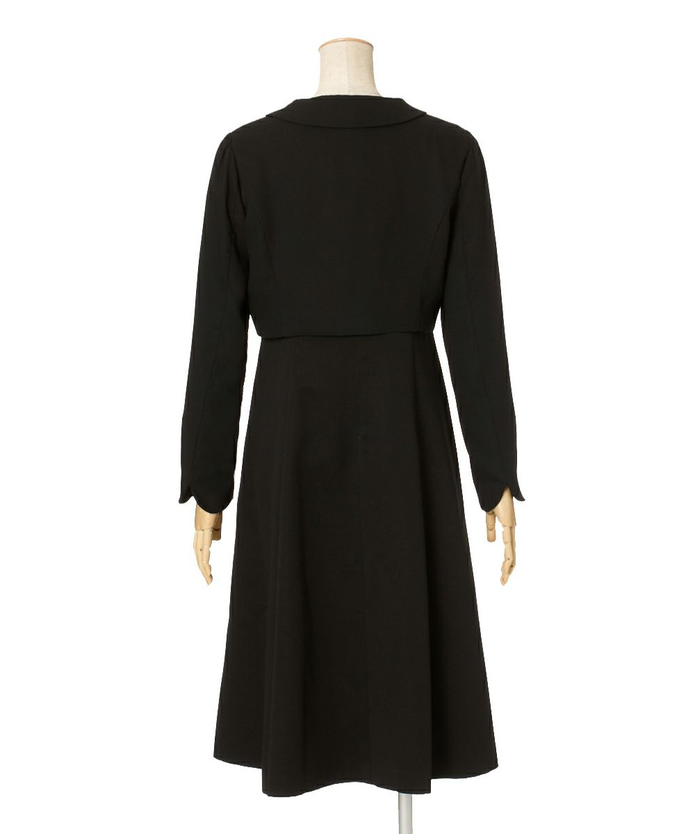 black / 丸衿ジャケットとのコーディネート