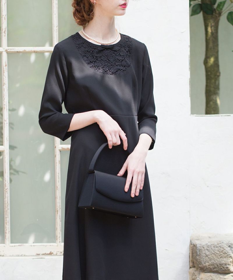 ヨークレース使いワンピース/F i.n.t Black Formal [22LE02i002] | F