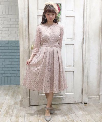 Total Lace Dress / an another angelus [29BE02i011]