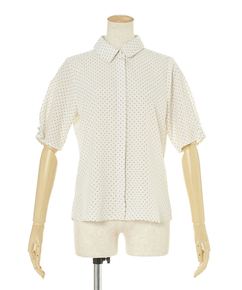 細リボンタイ付き半袖シャツ/F i.n.t[29AF01g016] | F i.n.t公式通販サイト