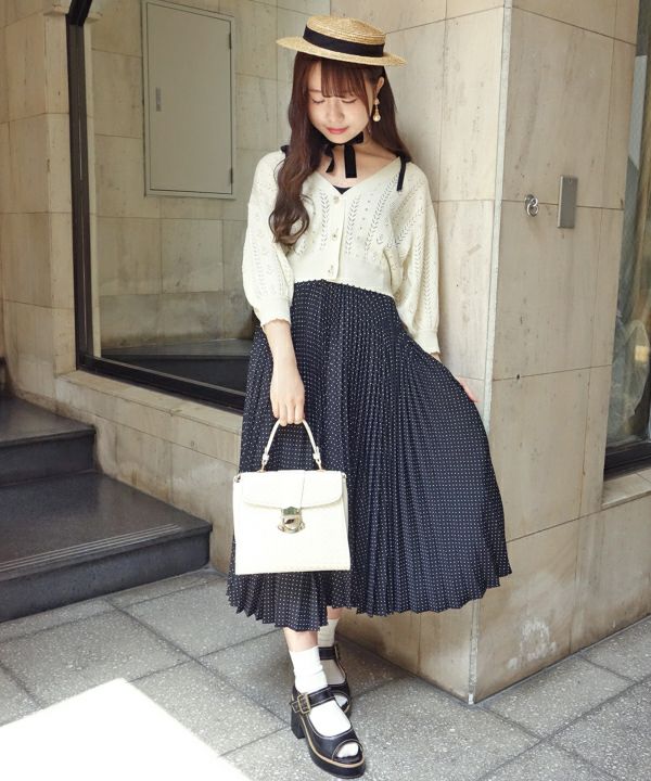 □ショルダーロングリボンキャミソール/F&A [30CI01f013] | F i.n.t