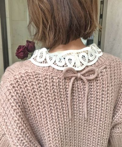 back up (layered with knit)
