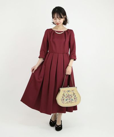 Pearl necklace Audrey dress [Occasion] /an another angelus [31BE03i012]