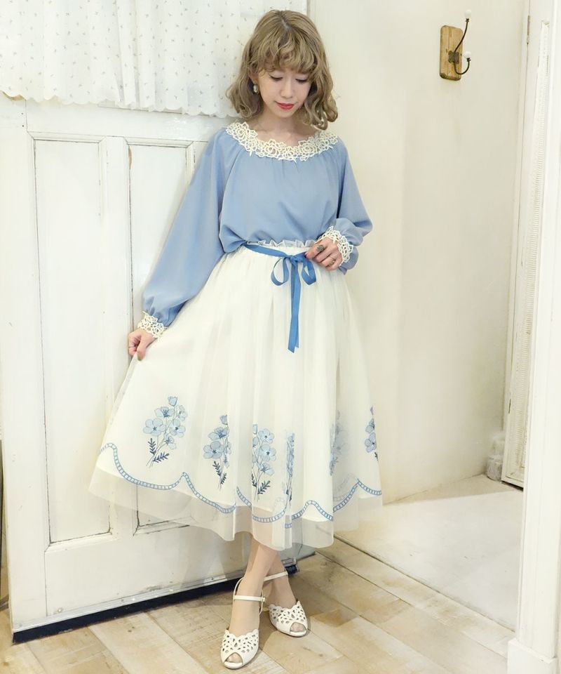 フィント　ネモフィラ　チュールスカート　ピンク F05841EW00935_9_l.jpg
