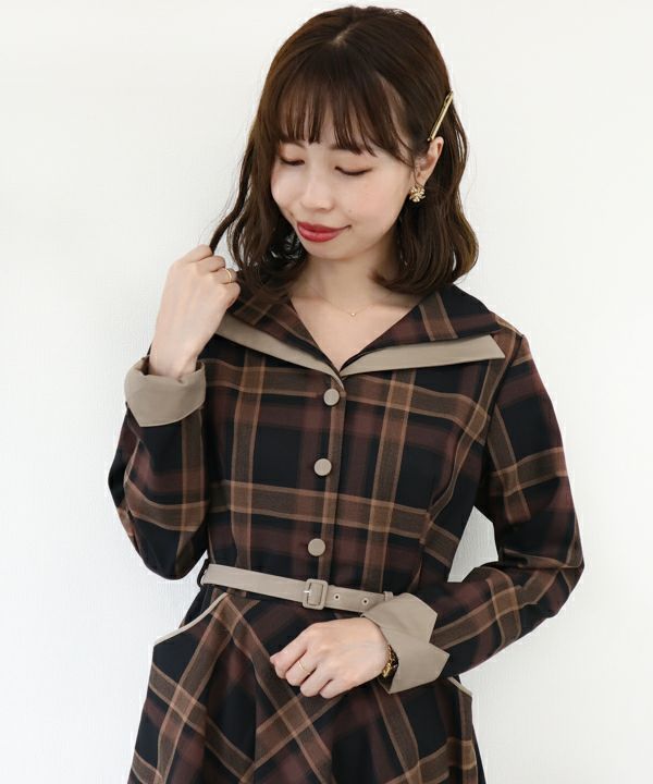 R❣️ アンサンブルチェックワンピース Ｆサイズ soulberry（ソウルベリー） 【ついに再入荷！】ブリードの森 赤ずきん