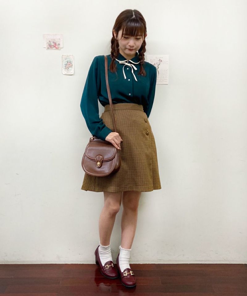 brown × black / 158cm