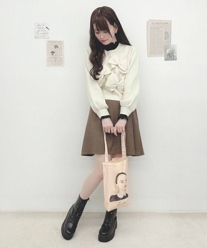 brown × black / 162cm