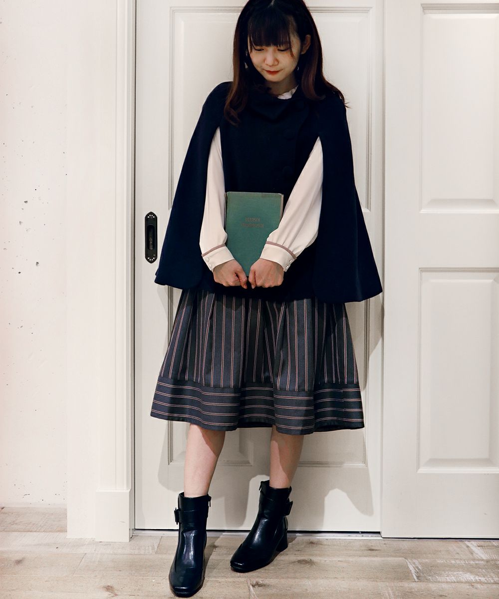 サイド釦ケープコート/F i.n.t [36AD03j002] | F i.n.t公式通販サイト