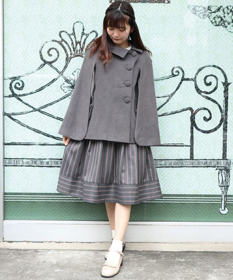 サイド釦ケープコート/F i.n.t [36AD03j002] | F i.n.t公式通販サイト