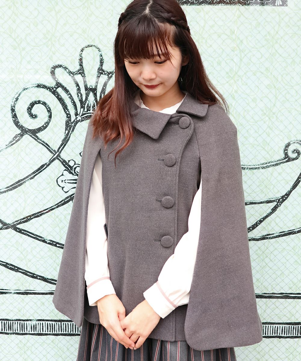 サイド釦ケープコート/F i.n.t [36AD03j002] | F i.n.t公式通販サイト