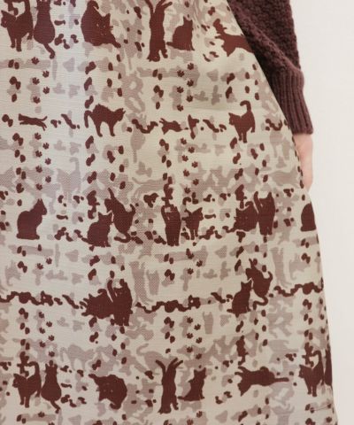 beige × brown / 162cm