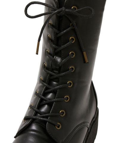 Lace-up part up (black)