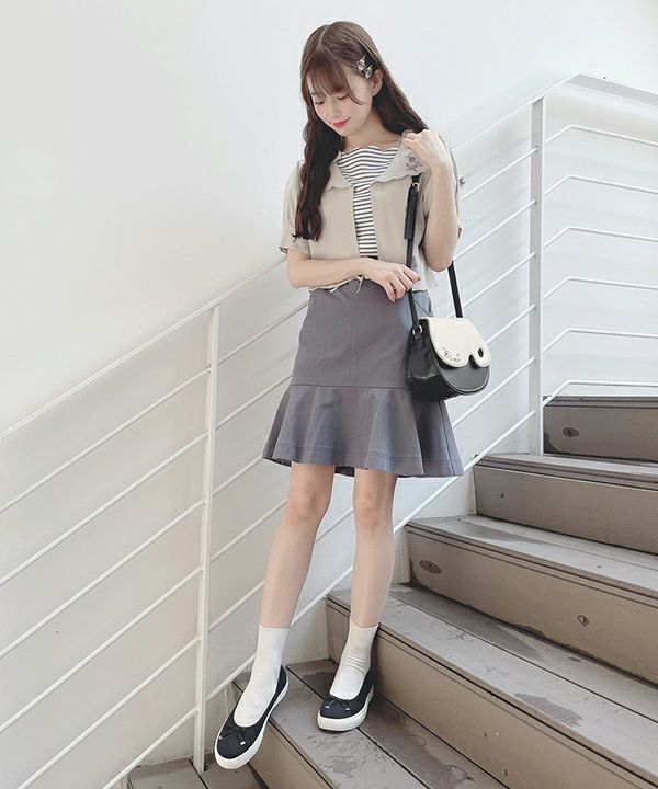 light gray / 162cm