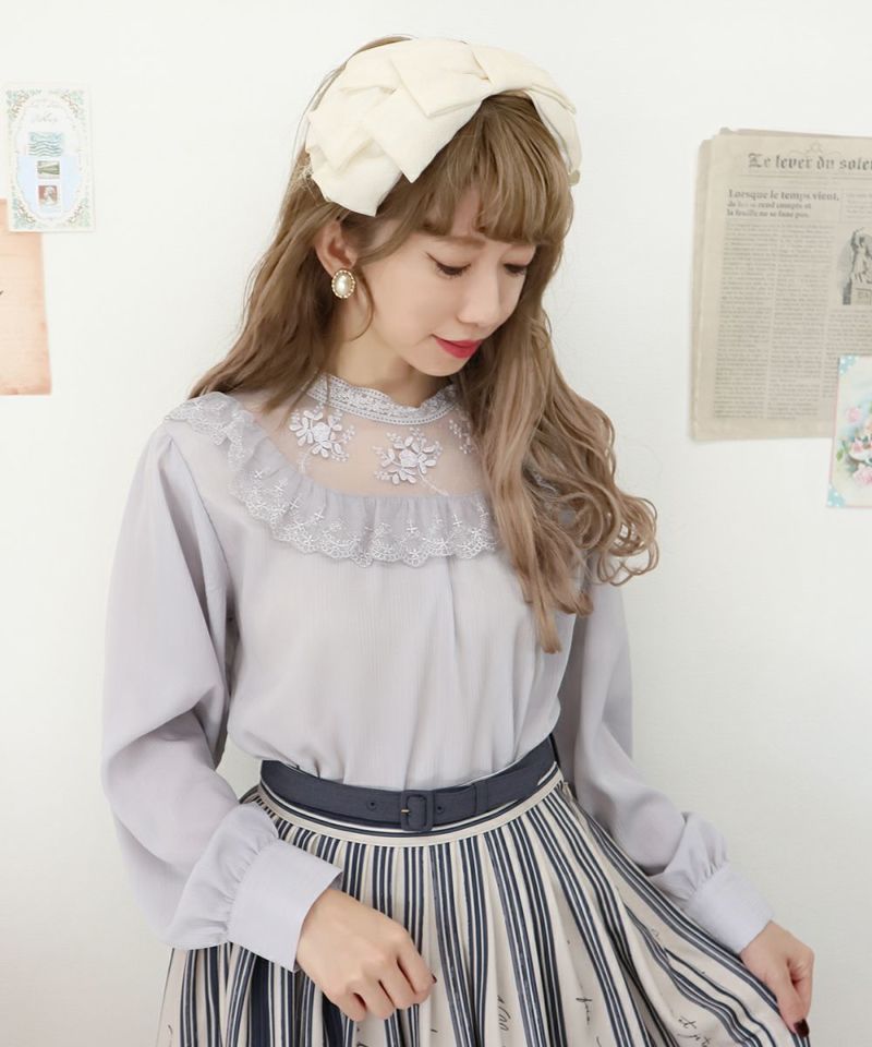 【新品】　OHGA ANGEL POWAN ブラウス ギンガム肉球フリルブラウス - Ank Rouge(アンクルージュ)の
