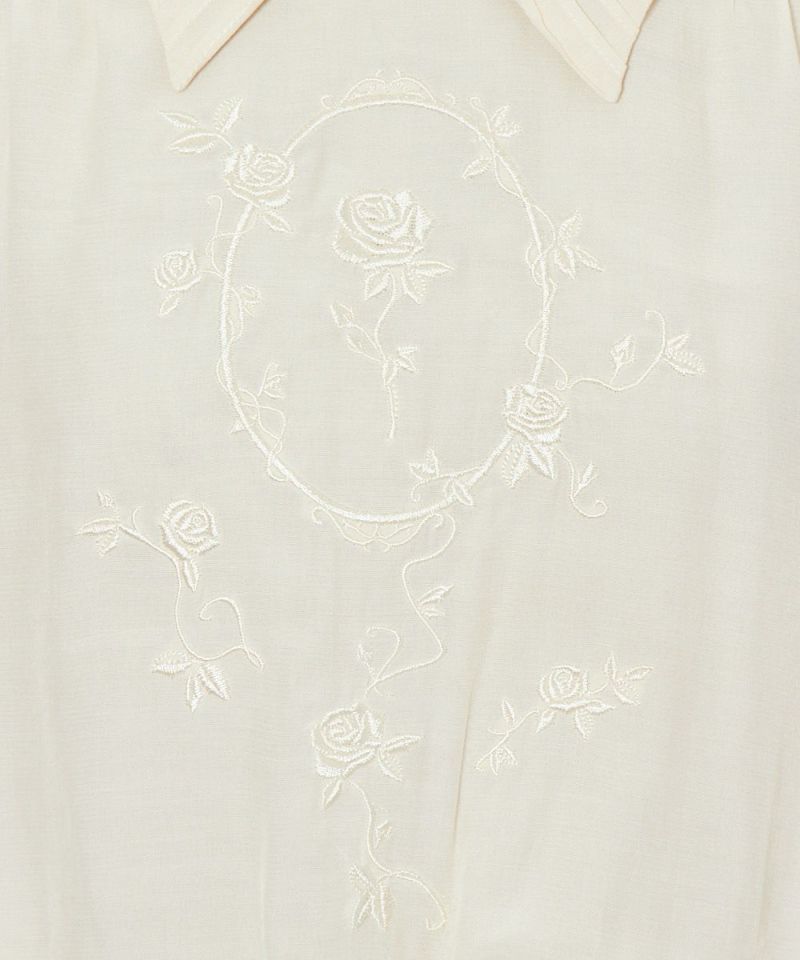 刺繍アップ (ivory)