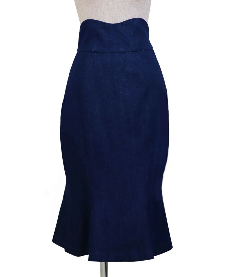 When suspenders are removed (indigo)