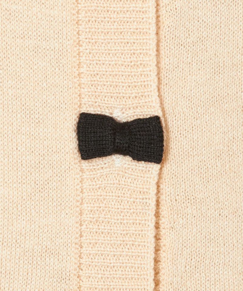 Ribbon button (ivory)