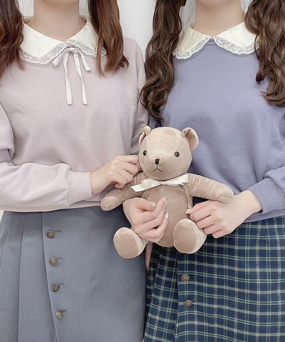 左:pink beige(158cm) / 右:blue(162cm)