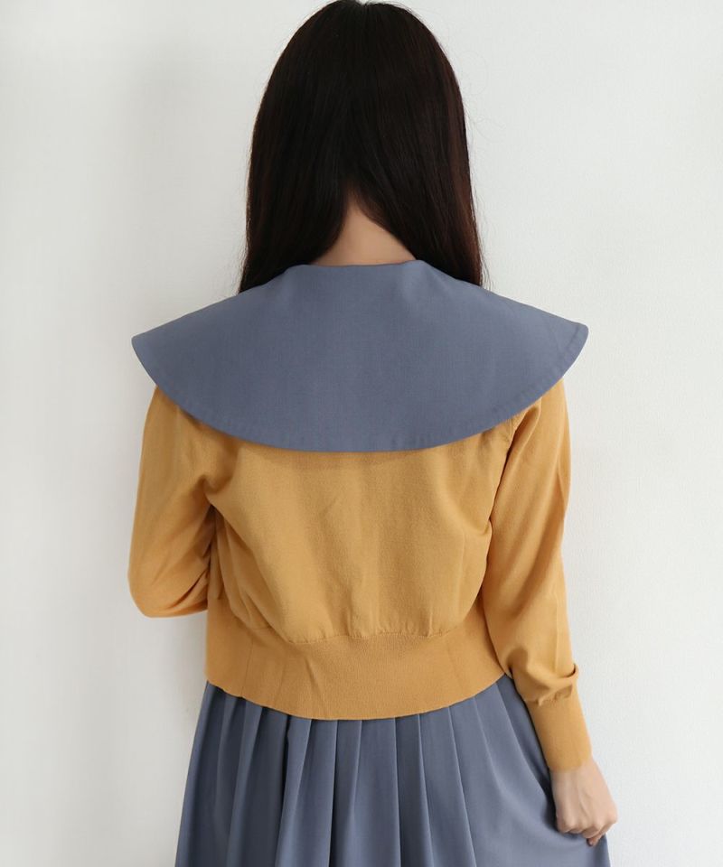 □ビッグ開衿ノースリーブワンピース/an another angelus Limited