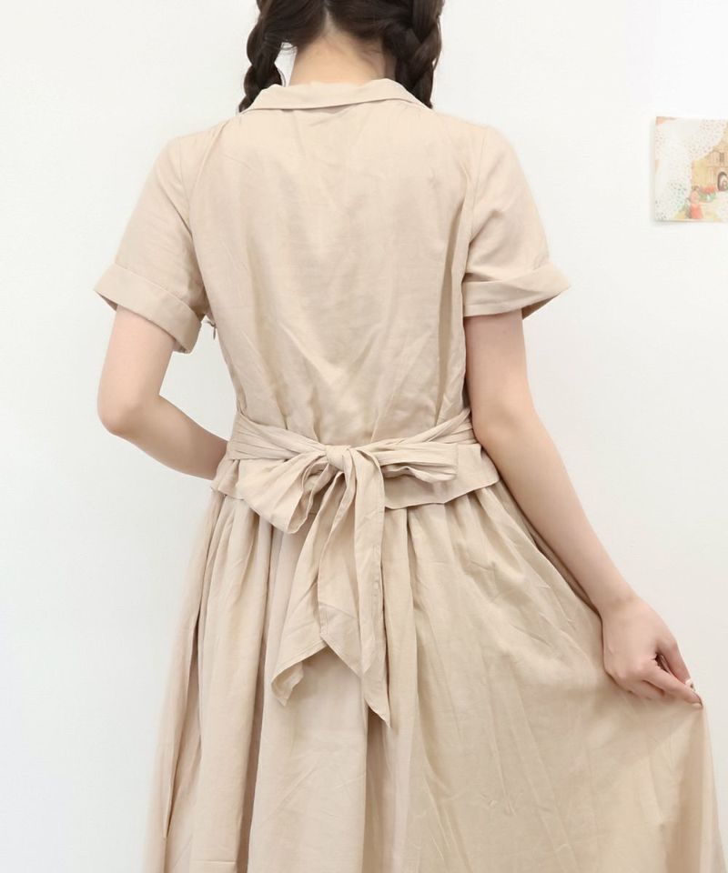 light beige / back ribbon