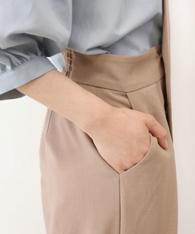 pink beige / side pocket