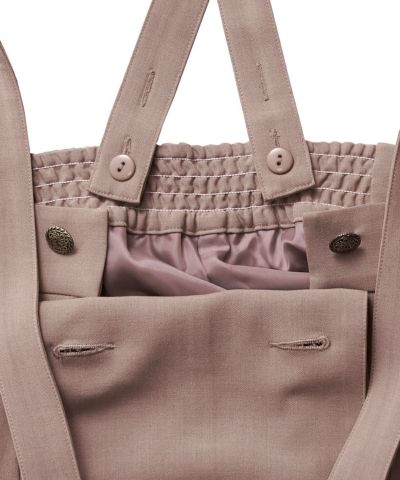 Fastener up (pink beige)