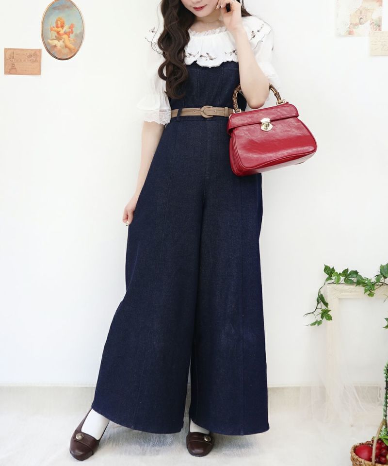 indigo / 162cm / belt arrangement