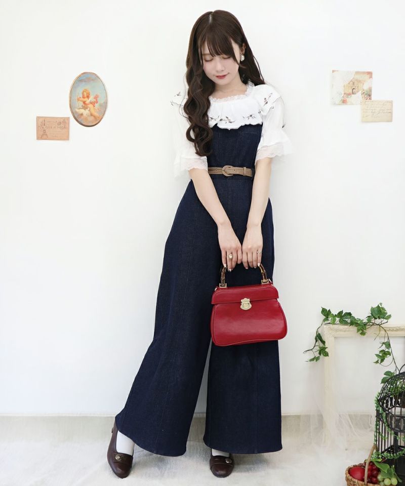 indigo / 162cm / belt arrangement