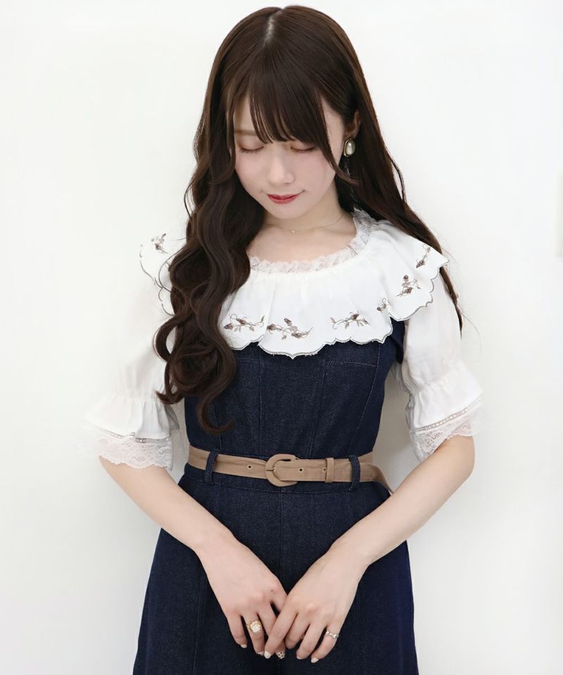 indigo / 162cm / belt arrangement
