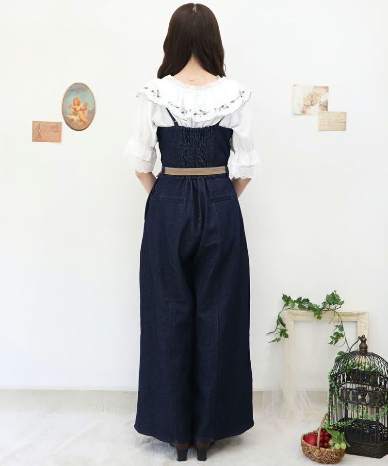 indigo / 162cm / belt arrangement
