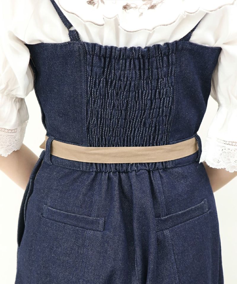 indigo / 162cm / belt arrangement