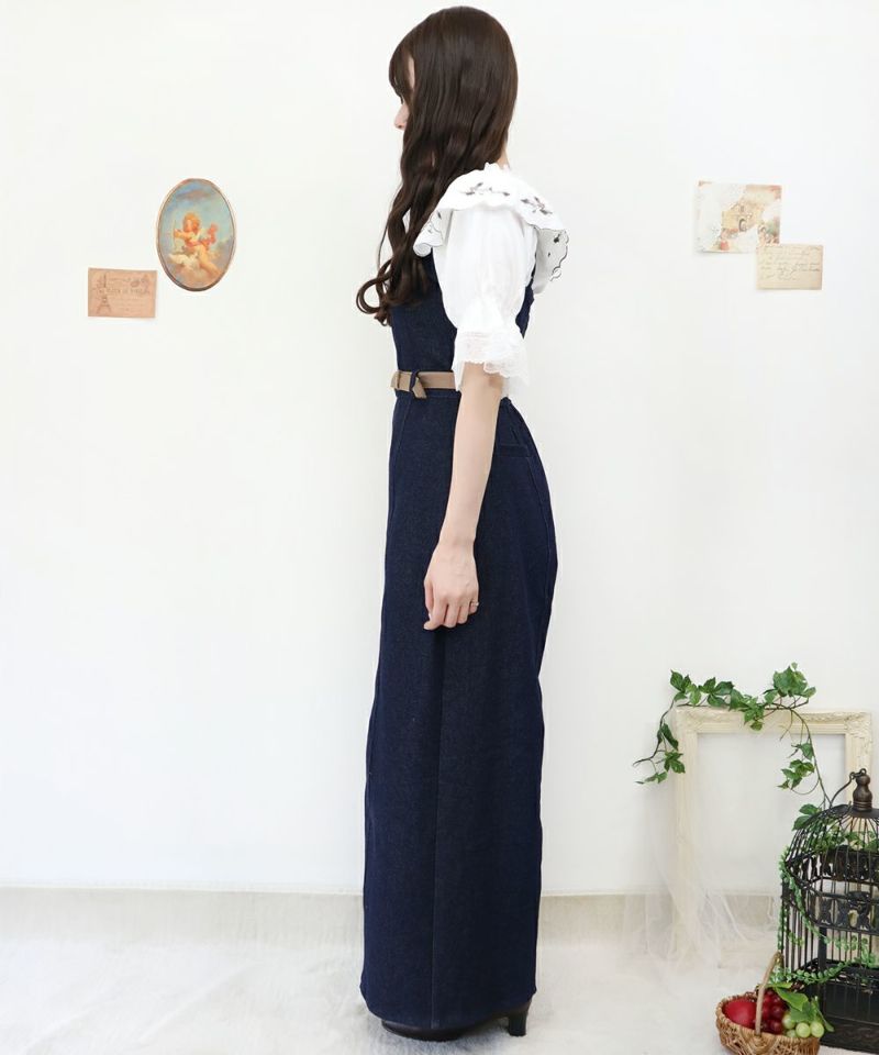indigo / 162cm / belt arrangement
