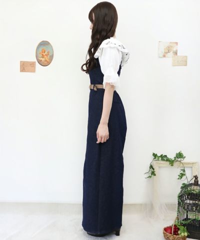 indigo / 162cm / belt arrangement