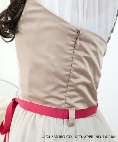 pink beige / side zipper