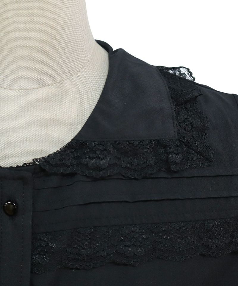 Collar up (black)