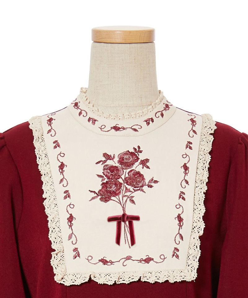 絵画風ヨーク刺繍ワンピース/F i.n.t [39AE02j004] | F i.n.t公式通販