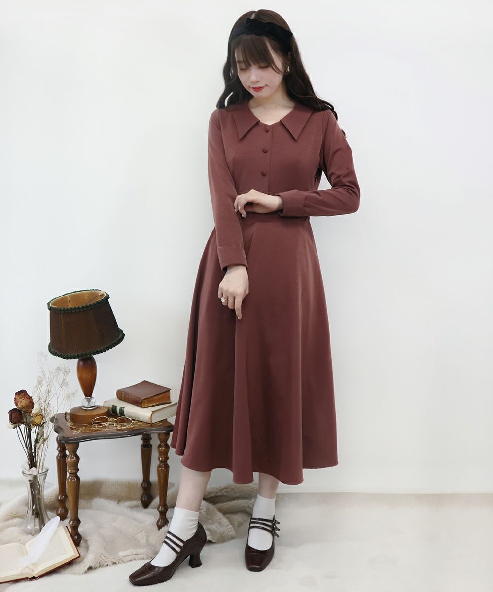 カットワークダブル衿ワンピース/an another angelus [39BE03j001] | F