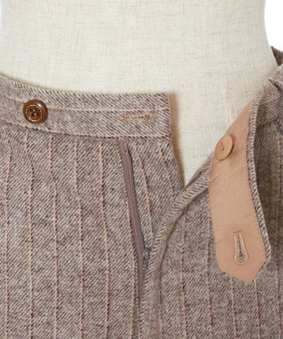 ファスナーアップ (brown)