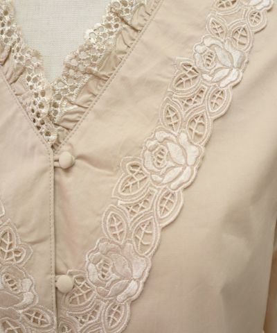 Lace up (pink beige)