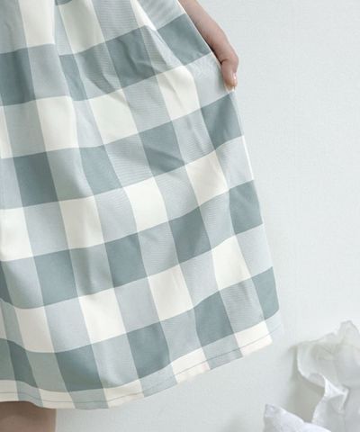 light blue×white / 158cm