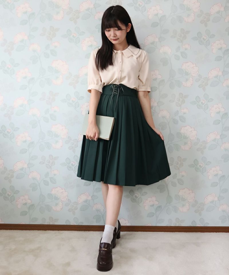 idang club プリーツスカート ブローイング·グロープリーツスカートミニスカート | ファッション通販