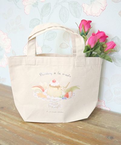 Pudding a la mode print lunch tote / Sweets Collection [00GC01a005]