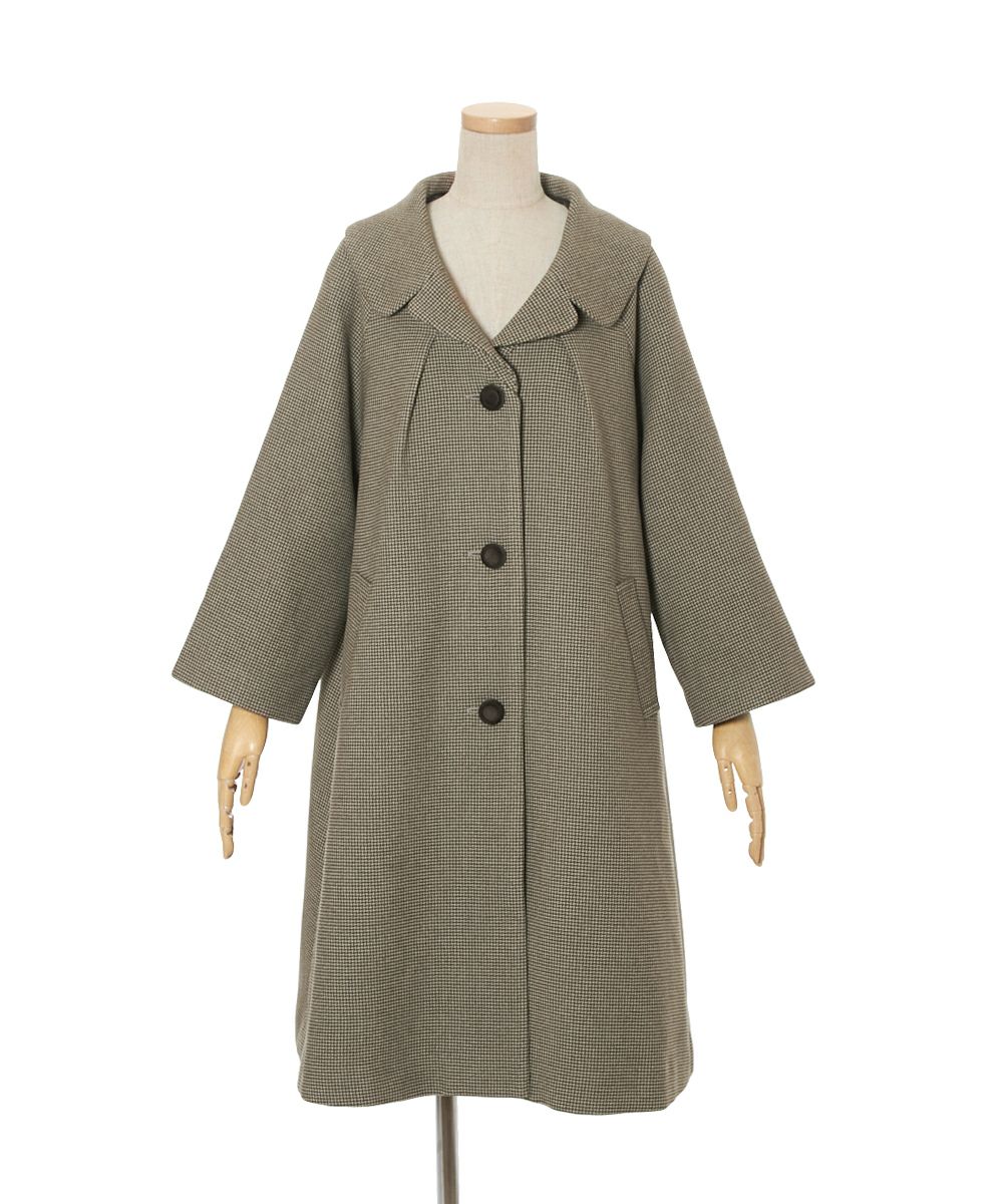 チェックツイードオーバーコート/F i.n.t [39AD03j005] | F i.n.t公式