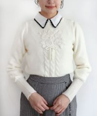 off white / 165cm / ブラウスとの重ね着