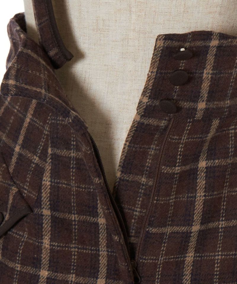 Side fastener (brown)