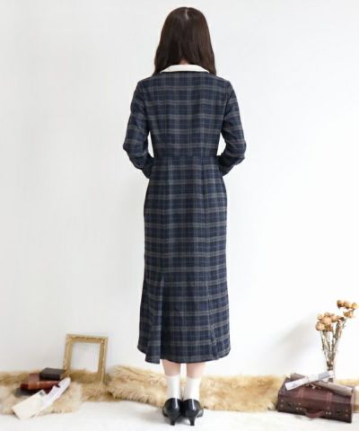 gray×navy / 162cm