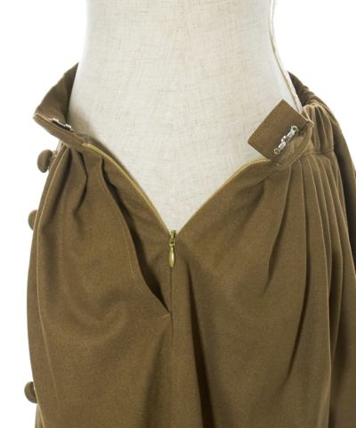 Side zipper up (camel)