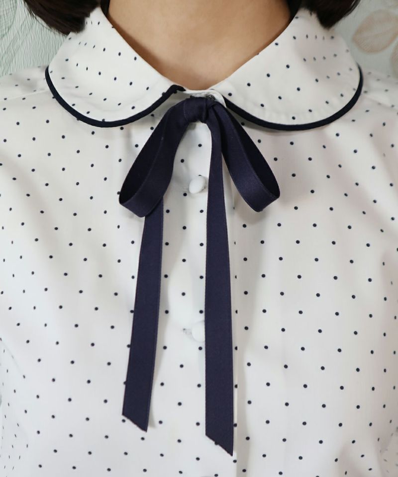off × navy / Ribbon tie part